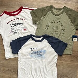 Arizona Jean Company Graphic Tees - Red, Green, Blue